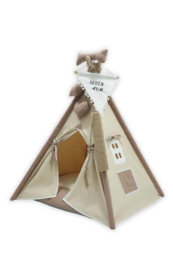 Moonstar Candostlar XL Kedi Köpek Çadırı Krem