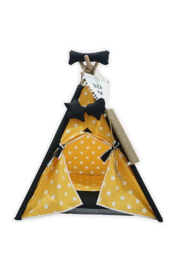 Moonstar Candostlar XL Kedi Köpek Çadırı Sarı