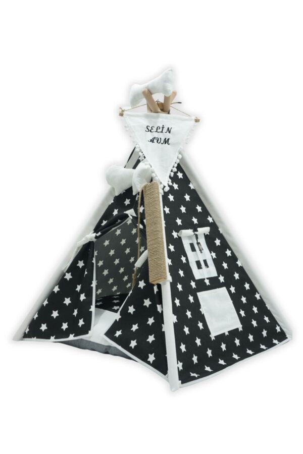 Moonstar Candostlar XL Kedi Köpek Çadırı Siyah
