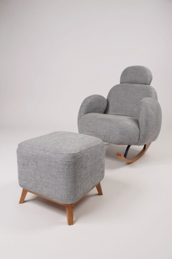 Miyu Berjer Sallanır Sandalye & Emzirme Koltuğu Puf Sallanan Koltuk